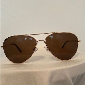 Style eyes aviator sunglasses golden frame 100% uv